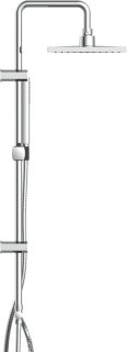 SCHÜTTE Tokyo Regendoucheset 102 cm Chroom