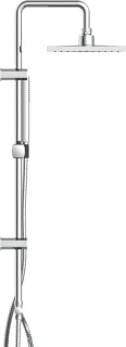 SCHÜTTE Tokyo Regendoucheset 102 cm Chroom