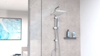 SCHÜTTE Tokyo Regendoucheset 102 cm Chroom