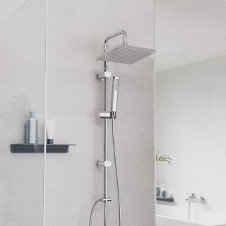 SCHÜTTE Tokyo Regendoucheset 102 cm Chroom