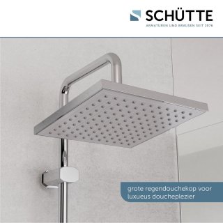 SCHÜTTE Tokyo Regendoucheset 102 cm Chroom