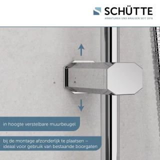 SCHÜTTE Tokyo Regendoucheset 102 cm Chroom