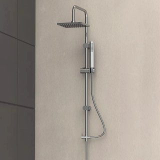 SCHÜTTE Tokyo Regendoucheset 102 cm Chroom