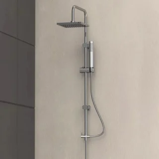 SCHÜTTE Tokyo Regendoucheset 102 cm Chroom