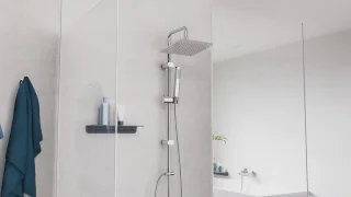 SCHÜTTE Tokyo Regendoucheset 102 cm Chroom