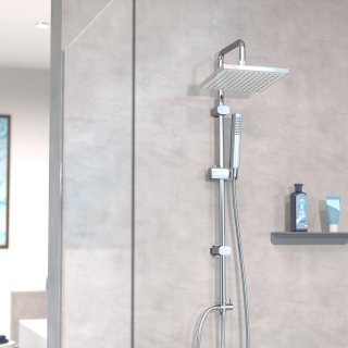 SCHÜTTE Tokyo Regendoucheset 102 cm Chroom