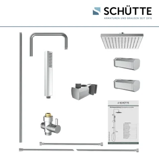 SCHÜTTE Tokyo Regendoucheset 102 cm Chroom