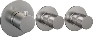 SET 09 Brushed Edition Thermostatische Regendouche 20 cm