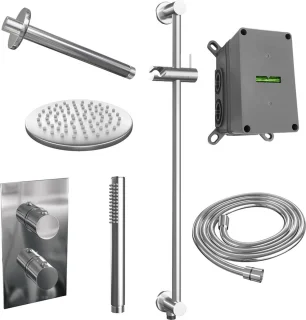 SET 41 thermostatische inbouw regendouche 3-weg omstelling