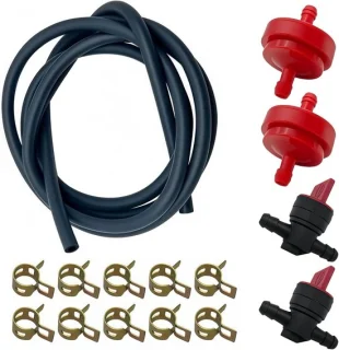 Set met 2 kranen en 2 filters, 6 mm, 2 meter