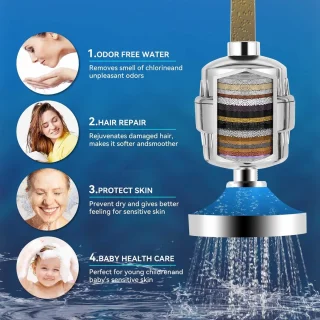 ShowerFilter 20-traps douchefilter 4-pack