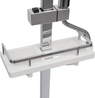 Slimme Douchekraan Set Zilver Digitale Display
