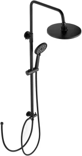 SnelShoppen Rain Shower Set douchset zwart