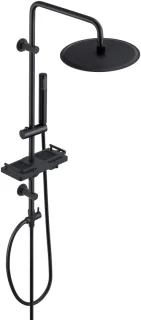 SnelShoppen regendouche douchesysteem xl hoofddouche 25cm rond zwart