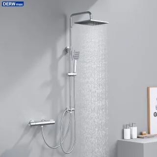 Sofetiy Max Regendouche- en Handdoucheset Chroom