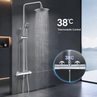 Sofetiy Max regendouche met thermostaatkraan