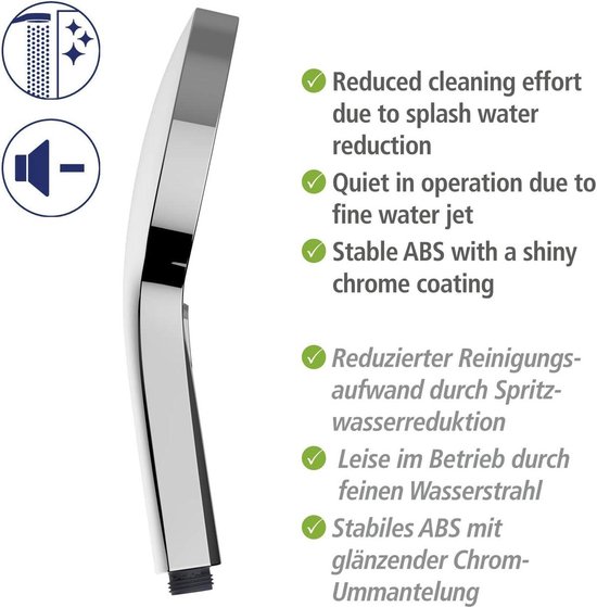 Softwater Regendouche Set Verstelbaar Chroom