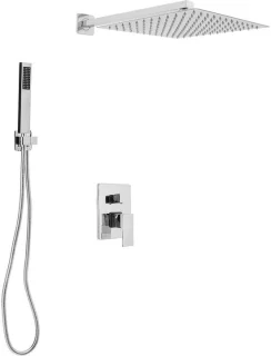 Solidchoice inbouw douchesysteem met regendouche en handdouche