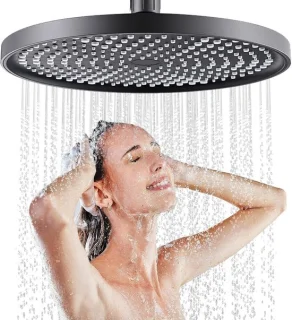 Solidchoice ronde regendouche 25 cm zwart