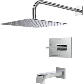 SOOOHOT regendouche systeem met tub tuit