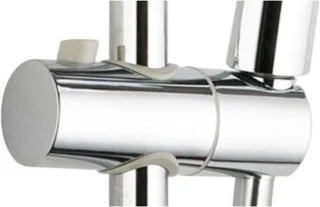 Sparkle regendoucheset met thermostaat 30cm chroom