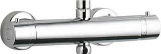 Sparkle regendoucheset met thermostaat 30cm chroom
