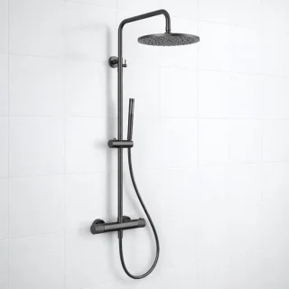 STRIA Regendoucheset Opbouw Gunmetal