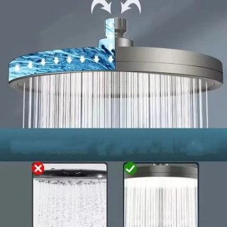 Wat vinden we goed aan de Supercharge Regendouchekop 230 mm Rond Zwart