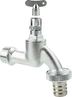 Tecuro uitloopventiel 3/4 inch verchroomd mat