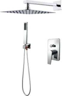 Thermostaat doucheset 20 cm chroom