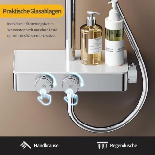 Thermostaat doucheset Chroom