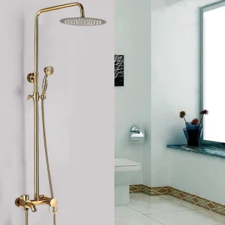 Thermostaat Doucheset Goud 20 cm