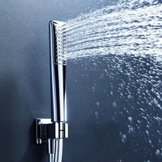 Thermostaat doucheset met regendouche 30x20 cm en handdouche