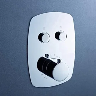 Thermostaat doucheset met regendouche en handdouche
