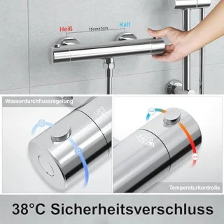 Thermostaat douchesysteem 70 cm