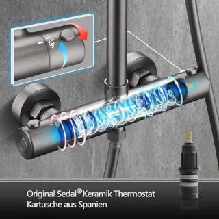 Thermostaat Douchesysteem Compleet
