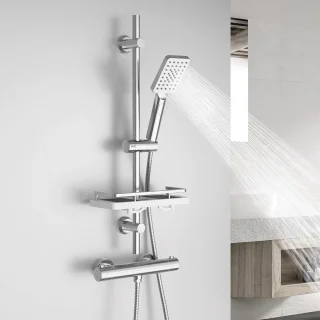 Thermostaat Douchesysteem Douchestang 70 cm