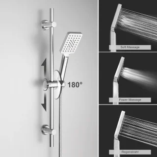 Thermostaat Douchesysteem Douchestang 70 cm