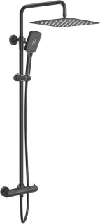 Thermostaat Douchesysteem Vierkante Regendouche 30x30 cm RVS