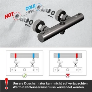 Thermostaat douchesysteem