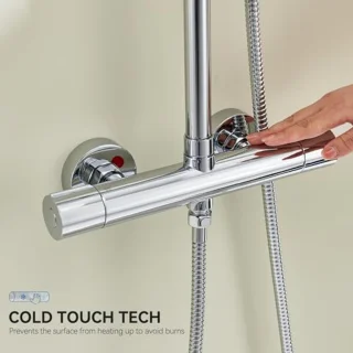 Thermostaatdouchearmatuur - Compleet douchesysteem