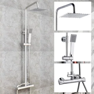Thermostaatdoucheset Chroom