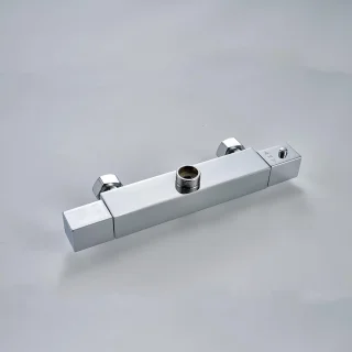 Thermostaatdoucheset vierkante regendouche 25x25 cm