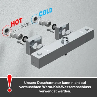 Thermostaatdouchesysteem