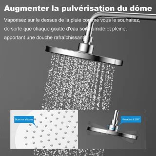 Thermostaatmengkraan doucheset 10-inch regendouche