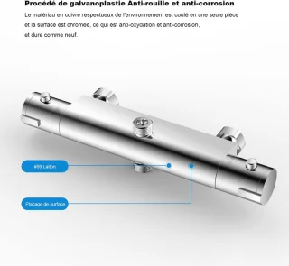 Thermostaatmengkraan doucheset 10-inch regendouche