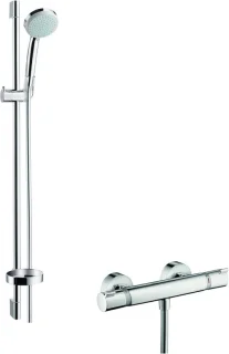 Thermostaatset douche - chroom