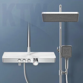 Thermostatisch douchesysteem Design 45 cm