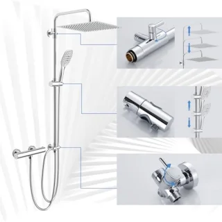 Thermostatisch douchesysteem