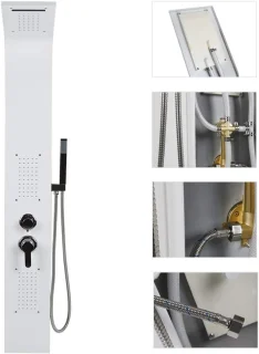 Thermostatisch douchesysteem met handdouche